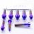 Titanium Top & Bottom Clamp Yoke Pinch Kit Purple Haze