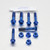 Titanium Top & Bottom Clamp Yoke Pinch Kit DualDrive Blue