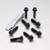 Titanium Top & Bottom Clamp Yoke Pinch Kit DualDrive Black