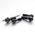 Titanium Top & Bottom Clamp Yoke Pinch Kit DualDrive Black