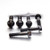 Titanium Top & Bottom Clamp Yoke Pinch Kit DualDrive Black