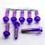 Titanium Top & Bottom Clamp Yoke Pinch Kit Purple Haze
