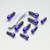 Titanium Top & Bottom Clamp Yoke Pinch Kit Purple Haze