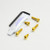 Stainless Steel Fuel Cap Kit Kawasaki/Other Gold Stainless Steel Fuel Cap Kit Kawasaki/Other Gold
