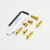 Stainless Steel Fuel Cap Kit Suzuki GSXR600/Other Gold Stainless Steel Fuel Cap Kit Suzuki GSXR600/Other Gold