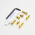 Stainless Steel Fuel Cap Kit Suzuki V STROM Gold Stainless Steel Fuel Cap Kit Suzuki V STROM Gold