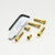 Stainless Steel Fuel Cap Kit Triumph Daytona 955i Gold Stainless Steel Fuel Cap Kit Triumph Daytona 955i Gold