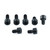 Stainless Steel Fuel Cap Kit Yamaha TDM 850 Black Stainless Steel Fuel Cap Kit Yamaha TDM 850 Black