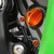 Aluminium Oil Filler Cap Kawasaki Standard Orange Fitted
