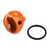 Aluminium Oil Filler Cap Yamaha Orange Logo Etched Aluminium Oil Filler Cap Yamaha Orange Logo Etched