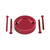 Aluminium Reservoir Cap Round Front Brake Red Aluminium Reservoir Cap Round Front Brake Red