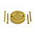 Aluminium Reservoir Cap Round Rear Brake Gold Aluminium Reservoir Cap Round Rear Brake Gold