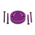 Aluminium Reservoir Cap Round Rear Brake Purple Aluminium Reservoir Cap Round Rear Brake Purple