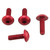 Aluminium Screen Kit 4 Bolt Red
