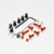 Aluminium Screen Kit Honda CBR600FX-FY Orange Aluminium Screen Kit Honda CBR600FX-FY Orange