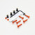 Aluminium Screen Kit Honda Blackbird Orange Aluminium Screen Kit Honda Blackbird Orange