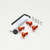 Aluminium Screen Kit Honda VFR1200F Orange Aluminium Screen Kit Honda VFR1200F Orange