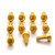 Aluminium Fuel Cap Surround / Tank Panel Bolt Kit Gold Aluminium Fuel Cap Surround / Tank Panel Bolt Kit Gold