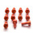 Aluminium Fuel Cap Surround / Tank Panel Bolt Kit Orange Aluminium Fuel Cap Surround / Tank Panel Bolt Kit Orange