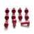 Aluminium Fuel Cap Surround / Tank Panel Bolt Kit Red Aluminium Fuel Cap Surround / Tank Panel Bolt Kit Red