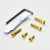Aluminium Fuel Cap Kit Ducati Gold Aluminium Fuel Cap Kit Ducati Gold