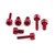 Aluminium Fuel Cap Kit Special Honda Red Aluminium Fuel Cap Kit Special Honda Red