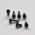 Aluminium Fuel Cap Kit Special Honda CBF 1000 GT Black Aluminium Fuel Cap Kit Special Honda CBF 1000 GT Black