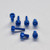 Aluminium Fuel Cap Kit Special Honda CBF 1000 GT Blue Aluminium Fuel Cap Kit Special Honda CBF 1000 GT Blue