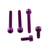 Aluminium Fuel Cap Bolt Kit Purple Aluminium Fuel Cap Bolt Kit Purple