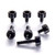 Aluminium Fuel Cap Kit Honda Black Aluminium Fuel Cap Kit Honda Black