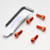 Aluminium Fuel Cap Kit Kawasaki Orange Aluminium Fuel Cap Kit Kawasaki Orange