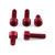 Aluminium Fuel Cap Kit Kawasaki Later Models Red