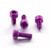 Aluminium Fuel Cap Kit Kawasaki ZX12R Ninja Purple Aluminium Fuel Cap Kit Kawasaki ZX12R Ninja Purple