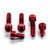 Aluminium Fuel Cap Kit MV Agusta Red Aluminium Fuel Cap Kit MV Agusta Red