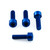 Aluminium Fuel Cap Kit Aprilia/Other Blue Aluminium Fuel Cap Kit Aprilia/Other Blue