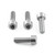 Aluminium Fuel Cap Kit Aprilia/Other Silver Aluminium Fuel Cap Kit Aprilia/Other Silver