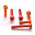 Aluminium Fuel Cap Kit Aprilia RS250 Replica Orange Aluminium Fuel Cap Kit Aprilia RS250 Replica Orange