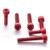 Aluminium Fuel Cap Kit Aprilia RS250 Replica Red Aluminium Fuel Cap Kit Aprilia RS250 Replica Red