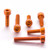 Aluminium Fuel Cap Kit Aprilia SL Falco 1000 Orange Aluminium Fuel Cap Kit Aprilia SL Falco 1000 Orange