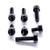 Aluminium Fuel Cap Kit Suzuki DL650 Vstrom Black Aluminium Fuel Cap Kit Suzuki DL650 Vstrom Black