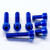Aluminium Fuel Cap Kit Suzuki V STROM Blue Aluminium Fuel Cap Kit Suzuki V STROM Blue