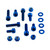 Aluminium Fuel Cap Kit Suzuki GSF1200 Bandit Blue Aluminium Fuel Cap Kit Suzuki GSF1200 Bandit Blue