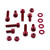 Aluminium Fuel Cap Kit Suzuki GSF1200 Bandit Red Aluminium Fuel Cap Kit Suzuki GSF1200 Bandit Red
