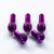 Aluminium Fuel Cap Kit Triumph Purple Aluminium Fuel Cap Kit Triumph Purple