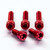 Aluminium Fuel Cap Kit Triumph Red Aluminium Fuel Cap Kit Triumph Red