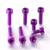 Aluminium Fuel Cap Kit Yamaha FZR400/600 Purple Aluminium Fuel Cap Kit Yamaha FZR400/600 Purple