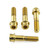 Stainless Steel Rider Footrest Hanger Bolt Kit Flanged Socket Cap Race Spec Gold