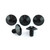 Titanium Windshield Kit 5 Bolt Black Titanium Windshield Kit 5 Bolt Black