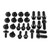Stainless Steel Bodywork Bolt Kit - Indian Pursuit - Dark Horse/Limited/Premium Black Stainless Steel Bodywork Bolt Kit - Indian Pursuit - Dark Horse/Limited/Premium Black