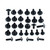 Stainless Steel Fairing Kit Honda CB650R Black Stainless Steel Fairing Kit Honda CB650R Black